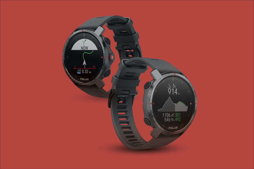Спортивные часы Polar Grit X2 Pro с навигацией и высотомером для тренировок и триатлона.