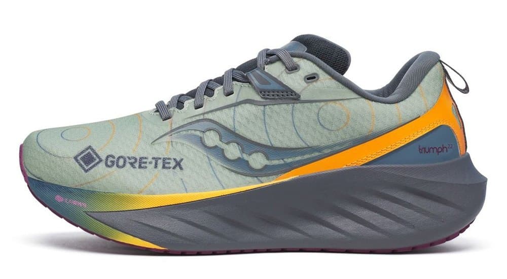 Беговые кроссовки Saucony Triumph 22 Gore-Tex с мягкой амортизацией.