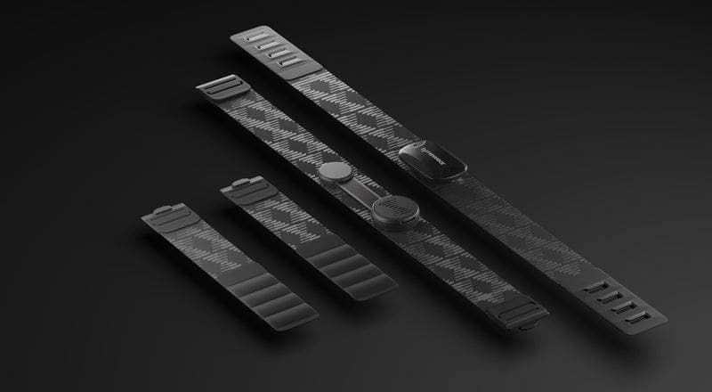 Нагрудные ремни и датчики дыхания Tymewear VitalPro для контроля вентиляции во время тренировок.